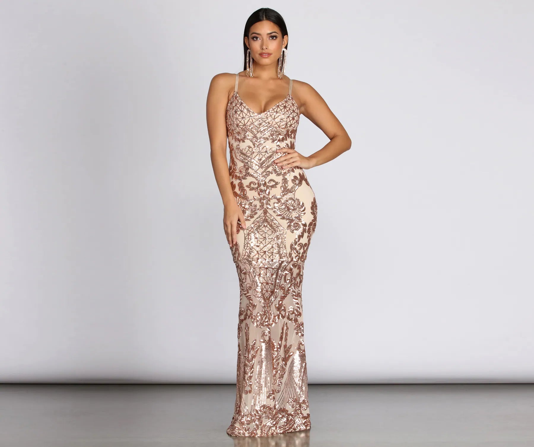 Laylah Sequin Mermaid Gown