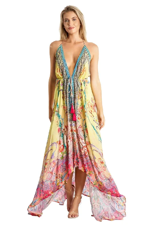 Resortwear Maxi Halter Dress