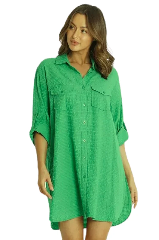 Sunseeker Reset Button Through Shirt Green