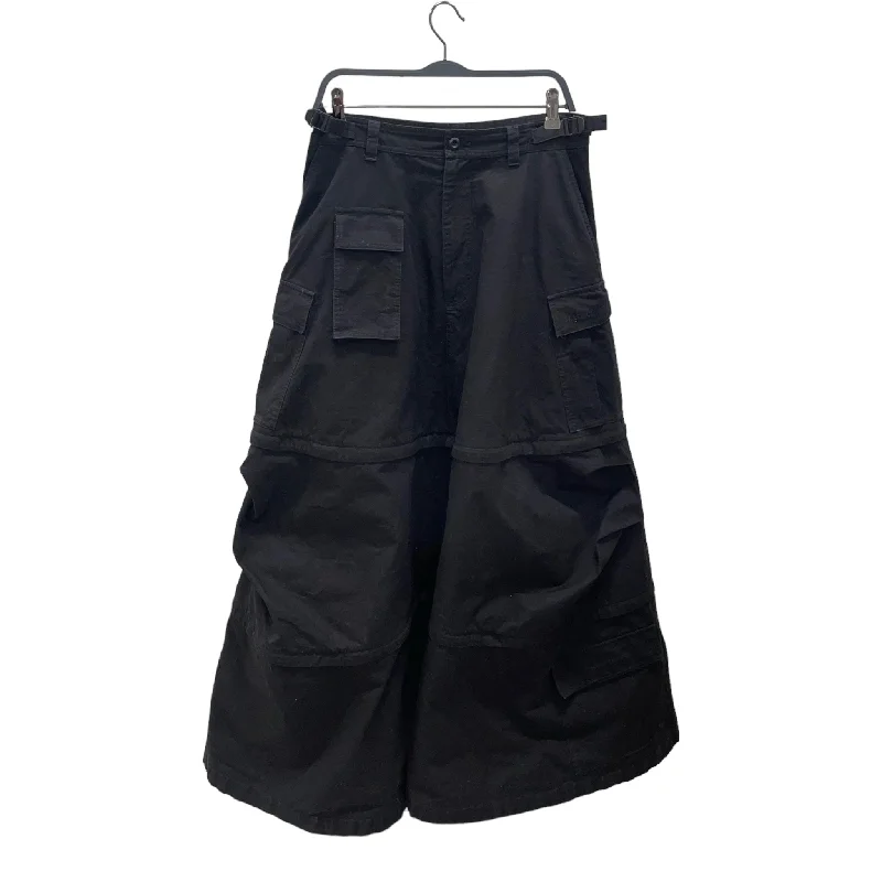 BALENCIAGA/Long Skirt/36/Cotton/BLK/CONVERTIBLE RIPSTOP SKIRT