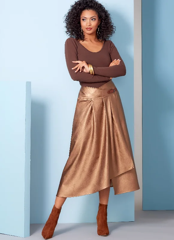 Vogue 1850 Asymmetric Wrap Skirt Pattern